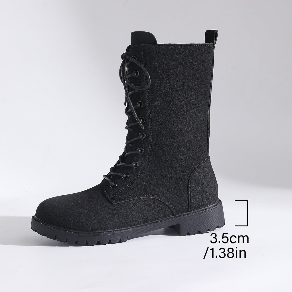 Martin Boots mit Rundspitze und Blockabsatz