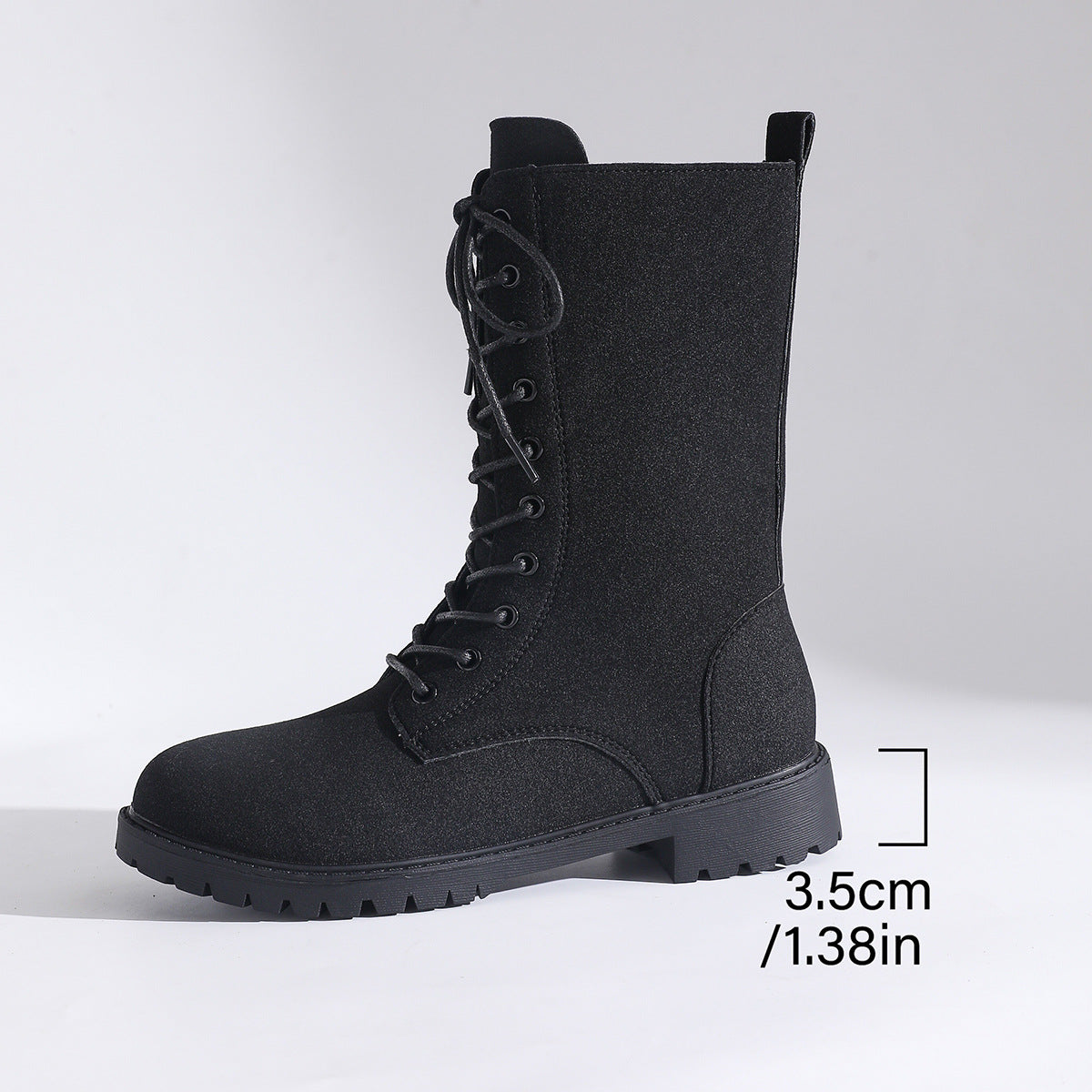 Martin Boots mit Rundspitze und Blockabsatz