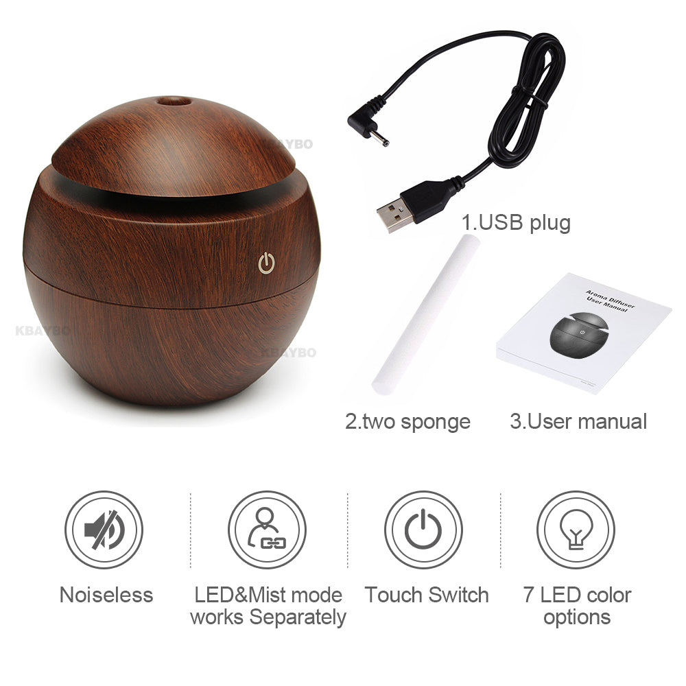 USB Aroma Diffuser mit 7 LED Farben – Bild 9 | LuxeStyle