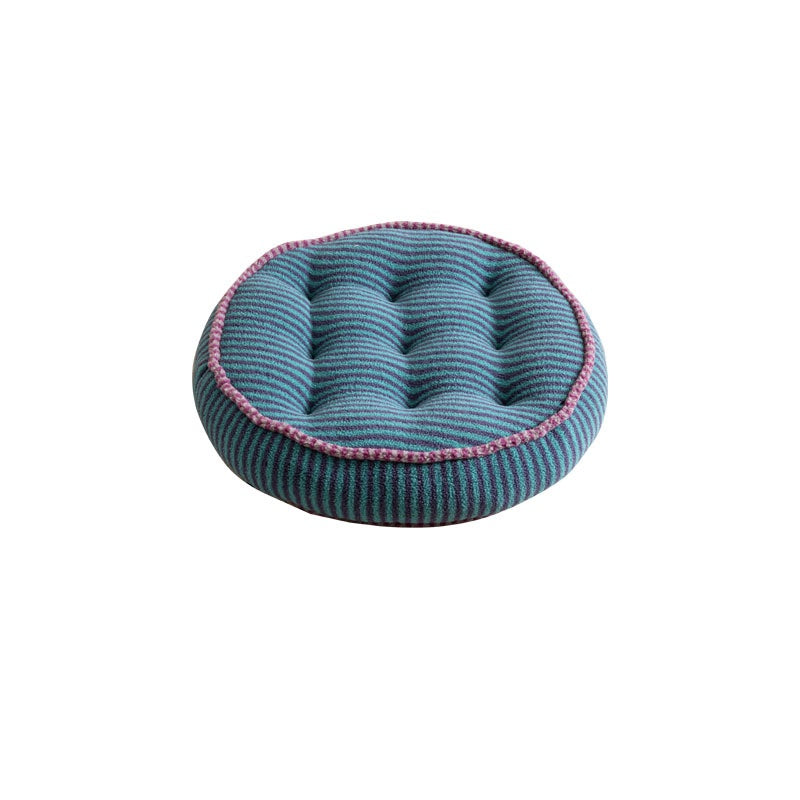 Kissen für Balkonfenster – gestreift, 55×55 cm – Bild 4 | LuxeStyle