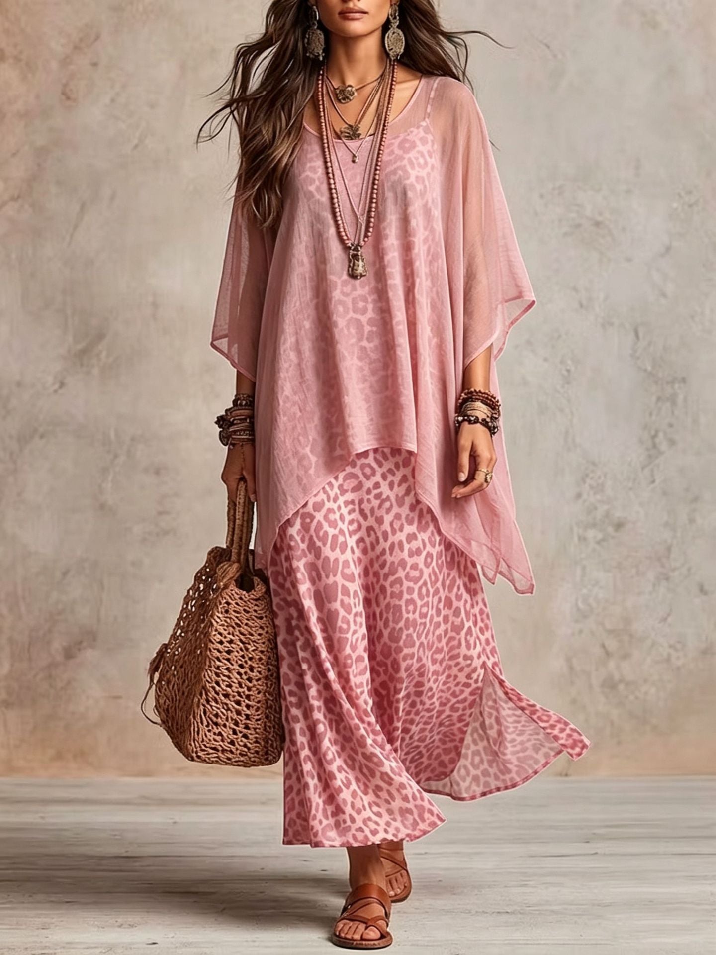 Elegantes Leopard-Kleid