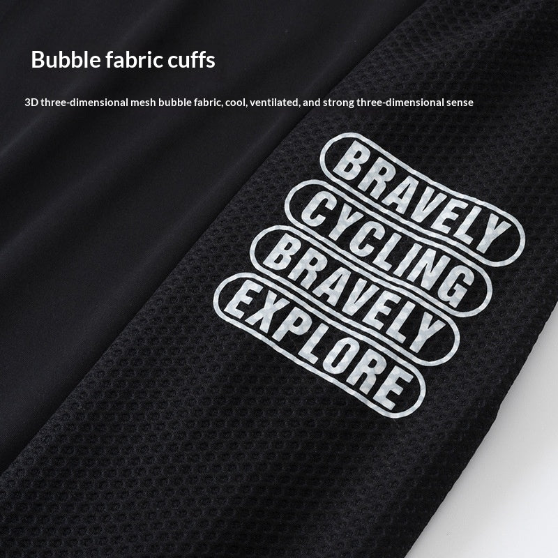 Cycling-Langarmshirt mit Icecooling-Fabric