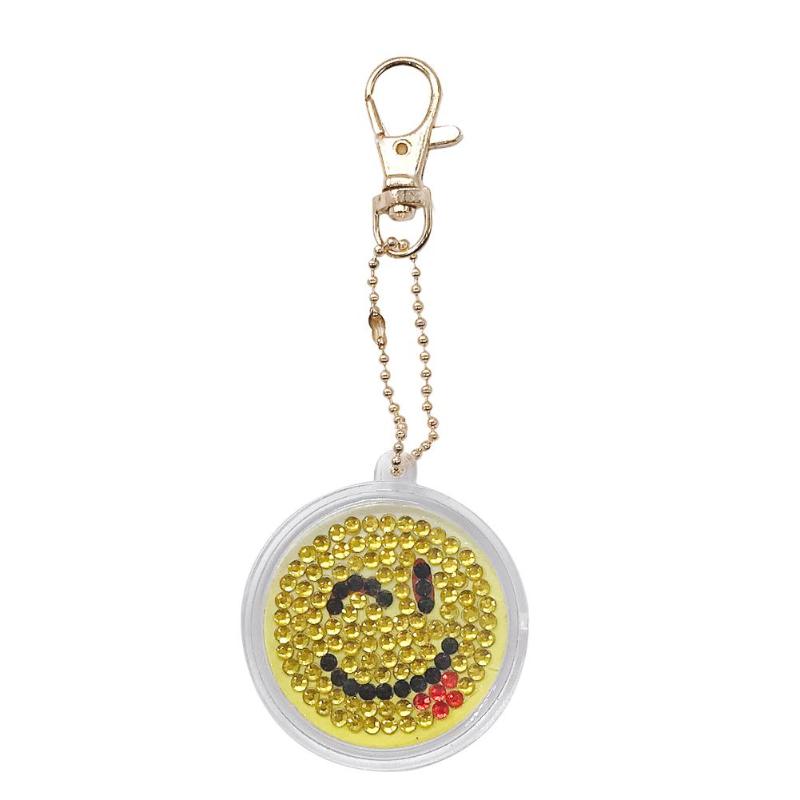 Emoticon Diamond Painting Schlüsselanhänger DIY – Bild 1 | LuxeStyle