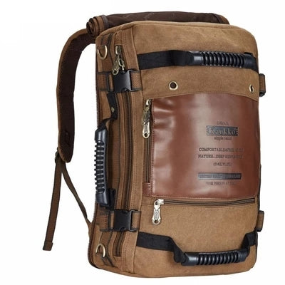 Canvas Rucksack für Reisen und Bergtouren | LuxeStyle