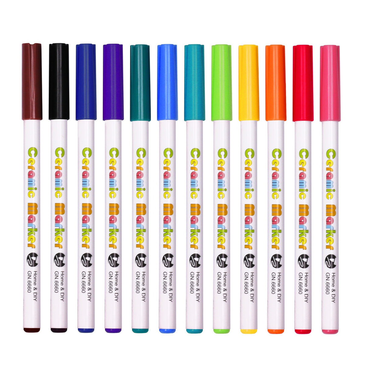 24-Farben-Marker-Set für Keramik & Glas – Bild 3 | LuxeStyle