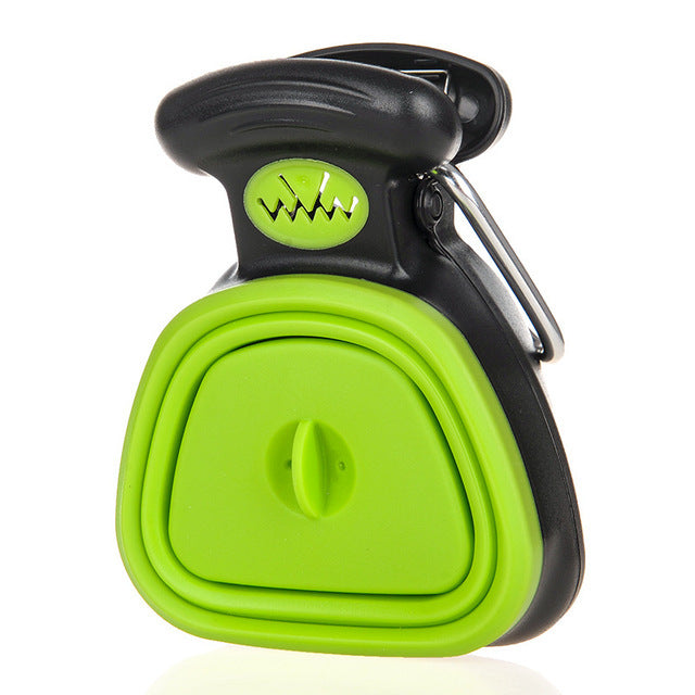 Faltbarer Hunde-Poop-Scooper mit Beuteln