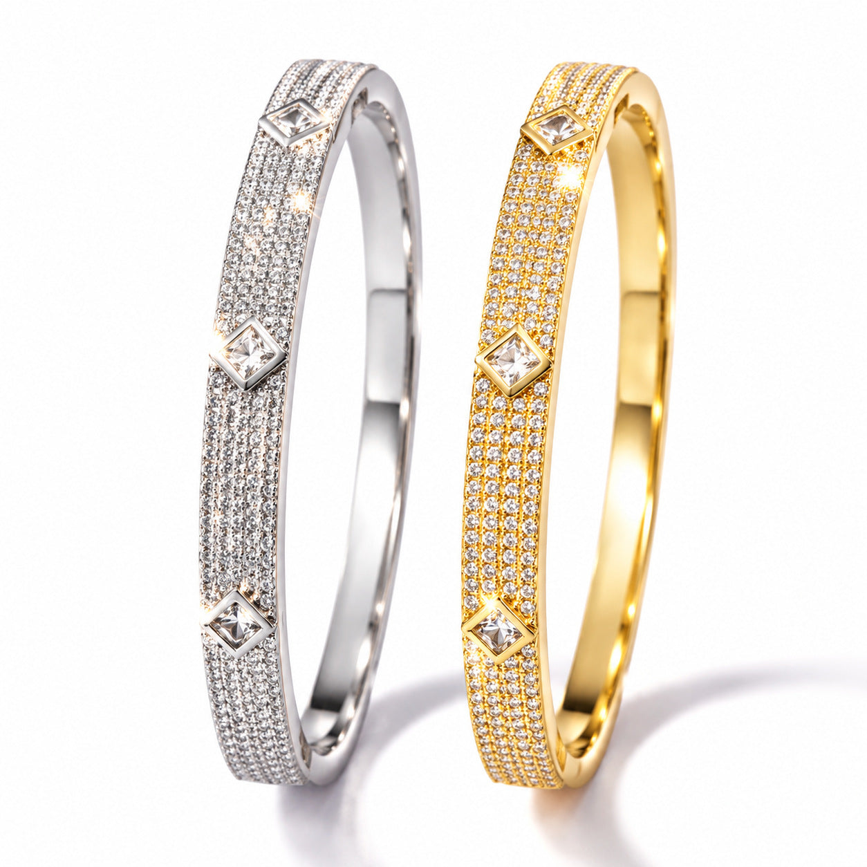 Filigranes Armband mit Strass-Sternen