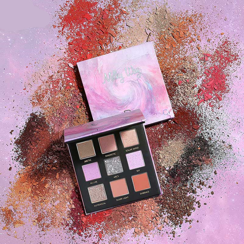 9 Farben Lidschatten-Palette – Matt & Perlglanz – Bild 4 | LuxeStyle