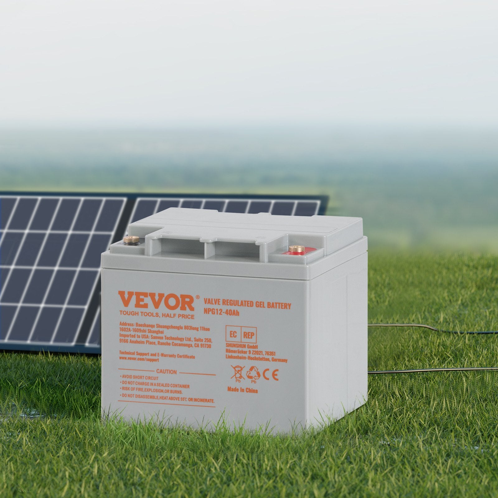 12V 40Ah AGM Deep Cycle Batterie