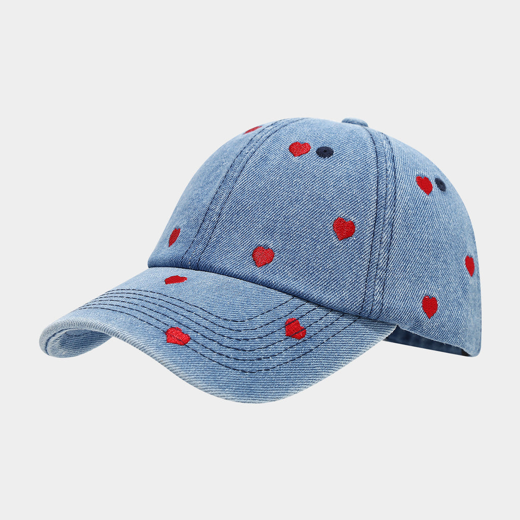 Baseball Cap mit Stickerei und Distressed-Look