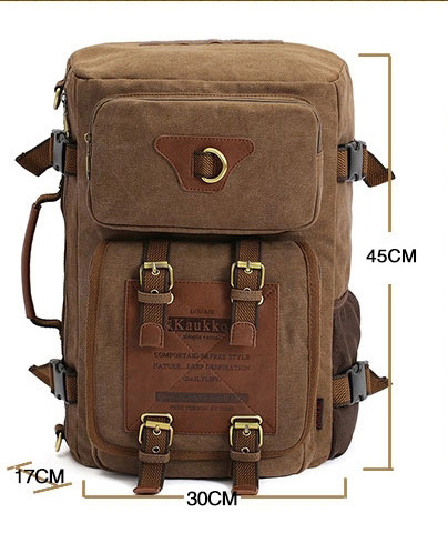 Berk – Grosser Canvas-Reiserucksack – Bild 8 | LuxeStyle