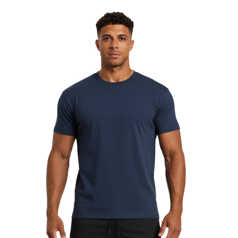 Kurzarm Fitness-Shirt mit Kragen