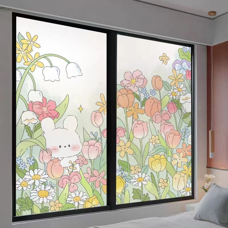 Fensterfolie mit Blumen und Tiermotiven – Bild 6 | LuxeStyle