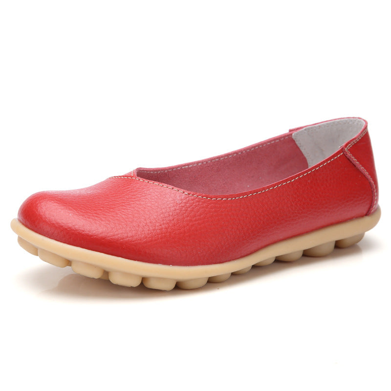 Damen Freizeit-Halbschuhe aus Leder – Bild 4 | LuxeStyle