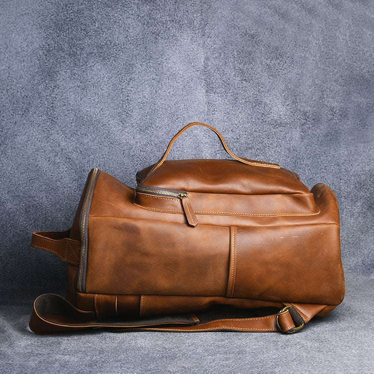 Vintage Crazy Horse Leder Rucksack