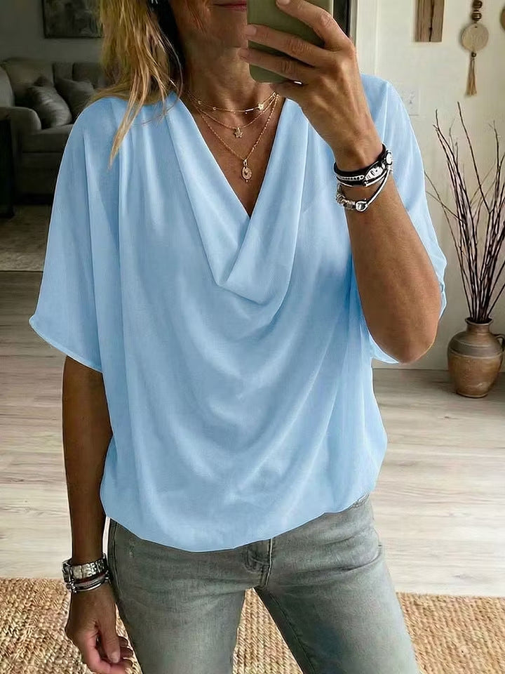 Elegantes Fledermausärmel-Top für Damen