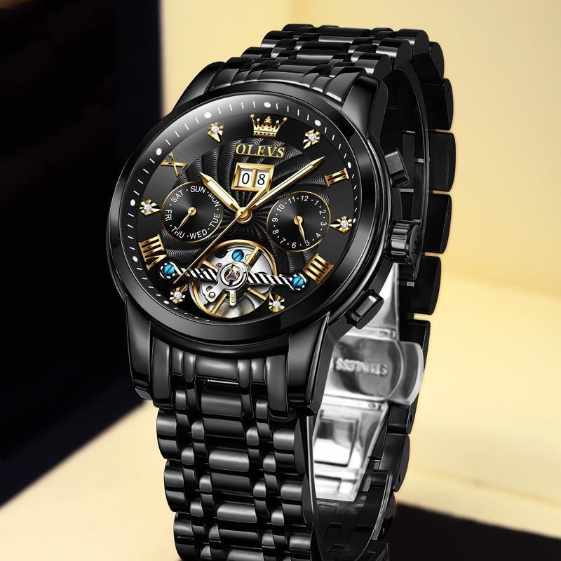 Automatik-Armbanduhr Business Multifunktional Herren