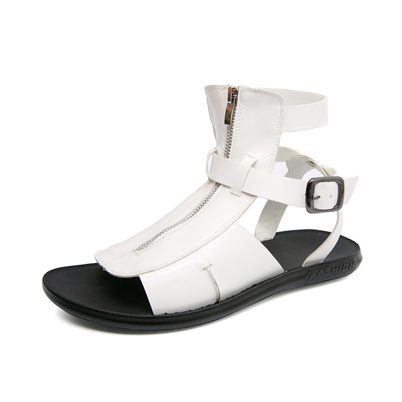 Casual Sandalen mit Reissverschluss in Übergrössen – Bild 8 | LuxeStyle