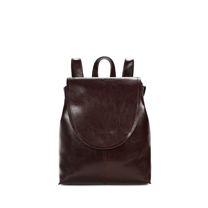 Leder Rucksack Damen – Retro-Look – Bild 10 | LuxeStyle