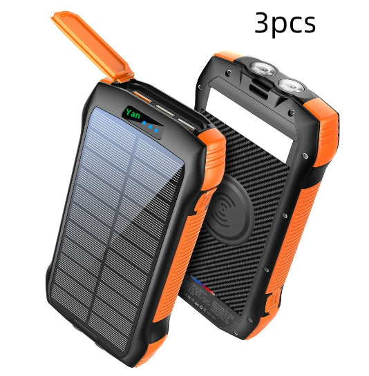 Wasserdichte Solar Powerbank mit LED
