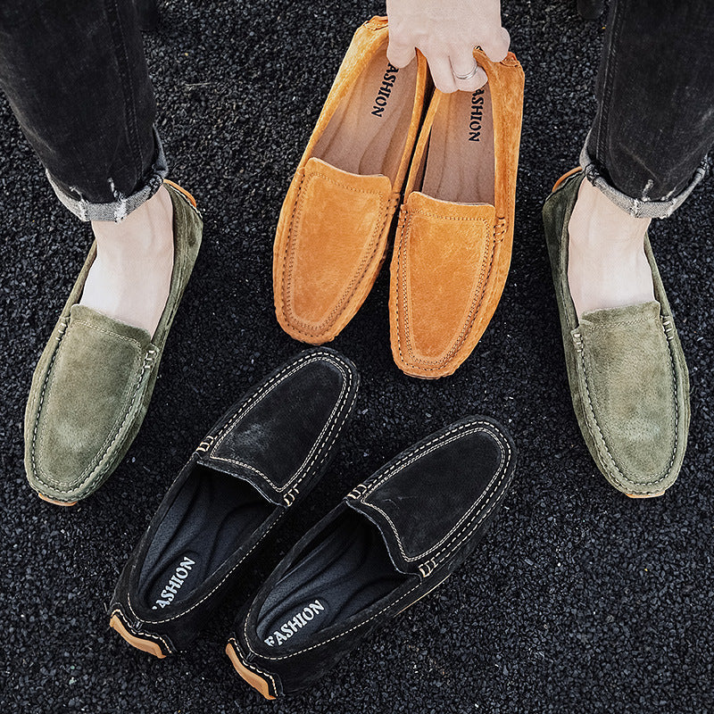 Atmungsaktive Herrenschuhe aus Echtleder