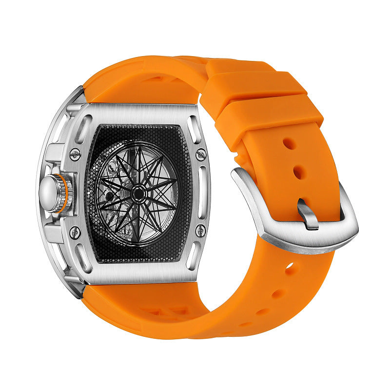 Herrenuhr mit grossem, tonneförmigem Zifferblatt – Bild 1 | LuxeStyle