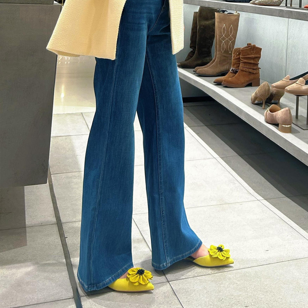 Neue Blumen Mary Jane Modische Flachschuhe 2026