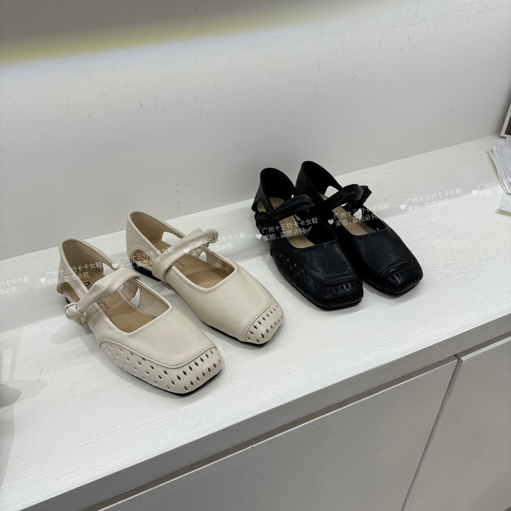 Elegante Mary Jane Sandalen mit eckiger Zehenpartie