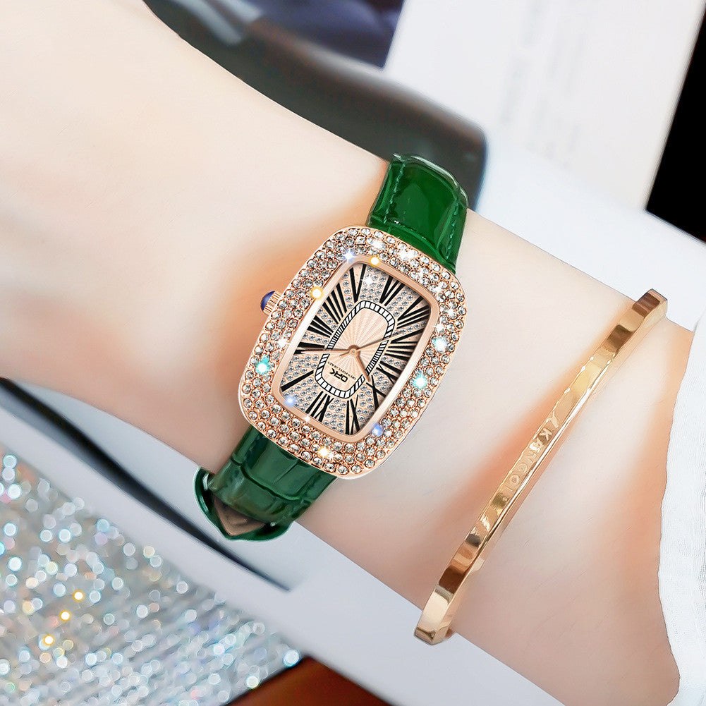 Elegante Damenuhr mit Lederarmband – Bild 5 | LuxeStyle