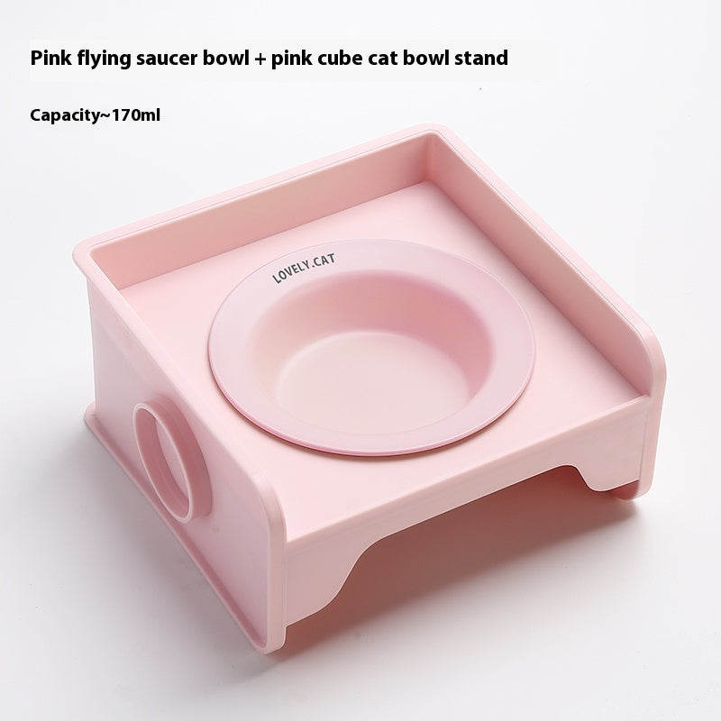 Ceramic-Höhenverstellbarer Tischrahmen mit Quadratischer Katzenbowl