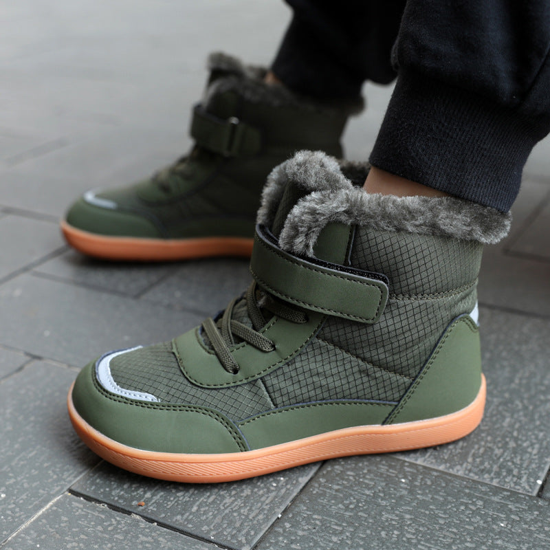 Warme Velcro-Kinderschuhe