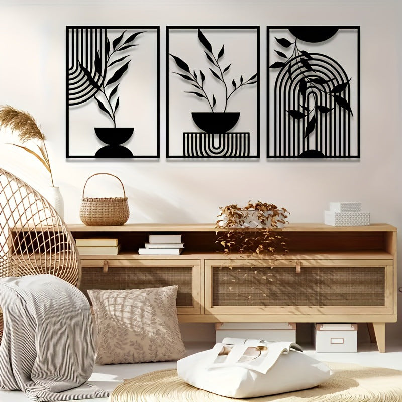 Minimalistische Metall-Wanddekoration – Bild 3 | LuxeStyle