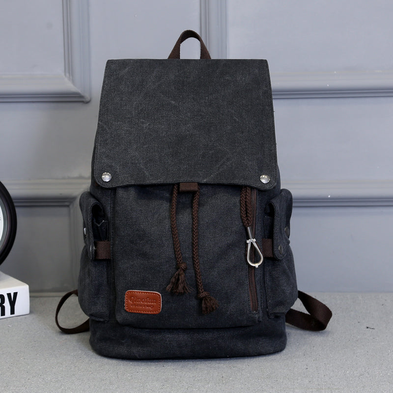 Retro Canvas-Rucksack für Herren – Bild 7 | LuxeStyle