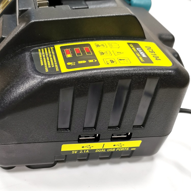 Vierfach-Schnellladegerät für Elektrowerkzeuge