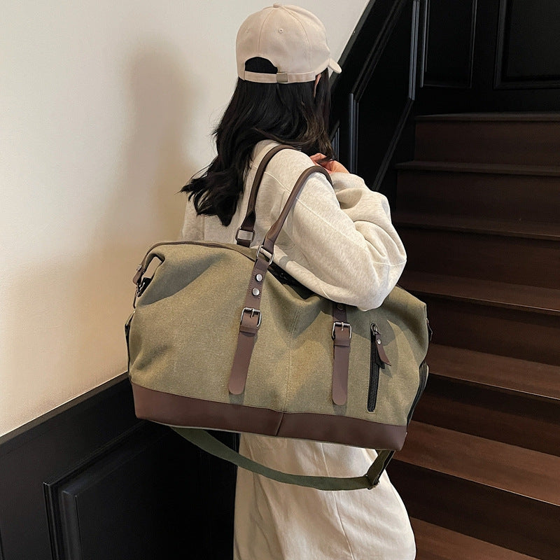 Reisetasche Schultertasche aus Canvas – Bild 6 | LuxeStyle