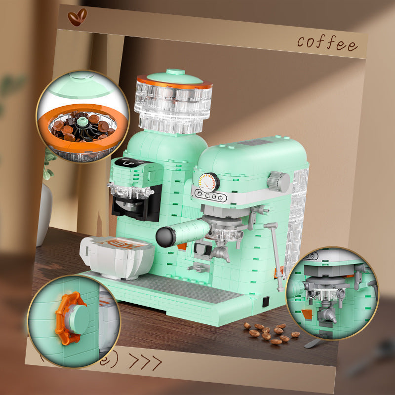 Kaffeemaschine Klemmbausteine (924 Teile) – Bild 4 | LuxeStyle