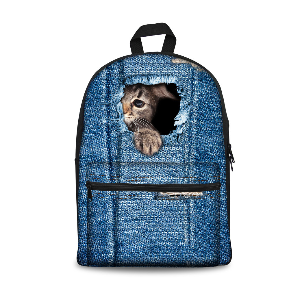 Rucksack mit Tierfoto-Print – Bild 4 | LuxeStyle
