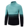 Herren Rollkragenpullover mit Farbverlauf