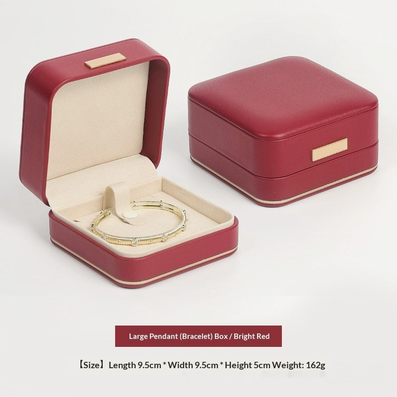 Schmuckbox aus PU-Leder mit abgerundeten Ecken – Bild 2 | LuxeStyle