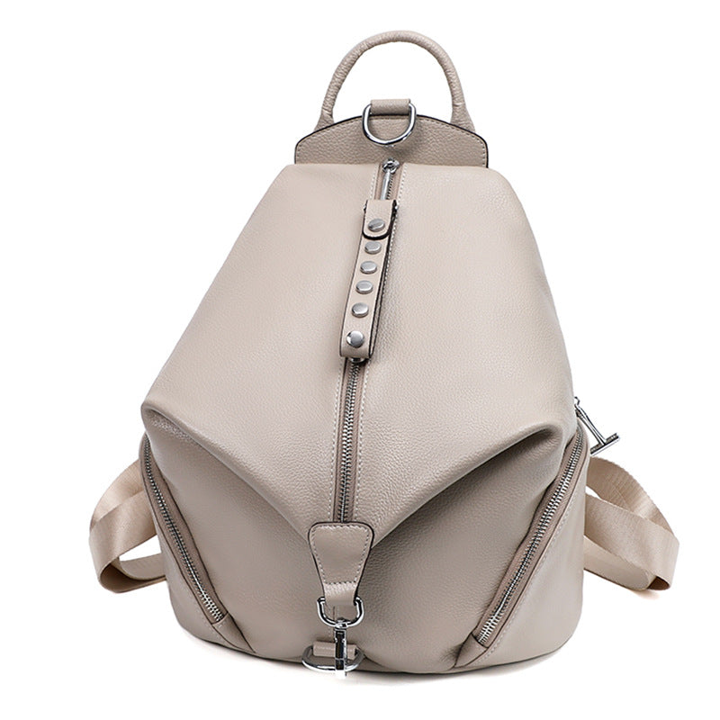 Diebstahlsicherer Geneva Rucksack aus Leder – Bild 9 | LuxeStyle