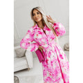 Bedrucktes Langarm-Hemdblusenkleid – Bild 11 | LuxeStyle