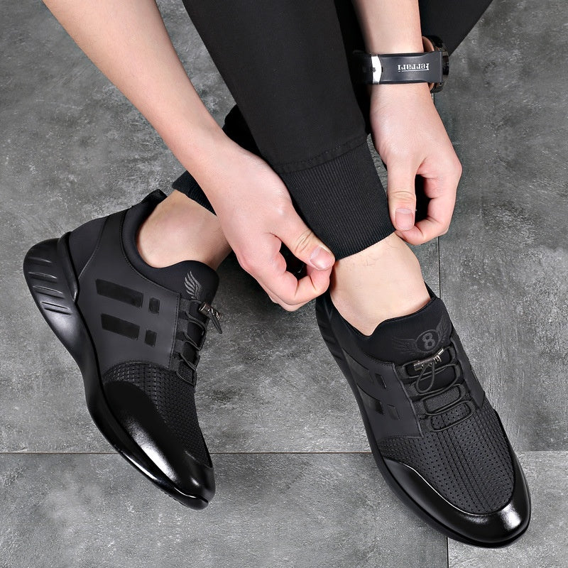Herren Freizeit-Schuhe mit 8cm Innenabsatz