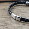 Stahlkette mit Lederband – Bild 5 | LuxeStyle