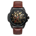 Herren Automatikuhr im nostalgischen Skelett-Design | LuxeStyle