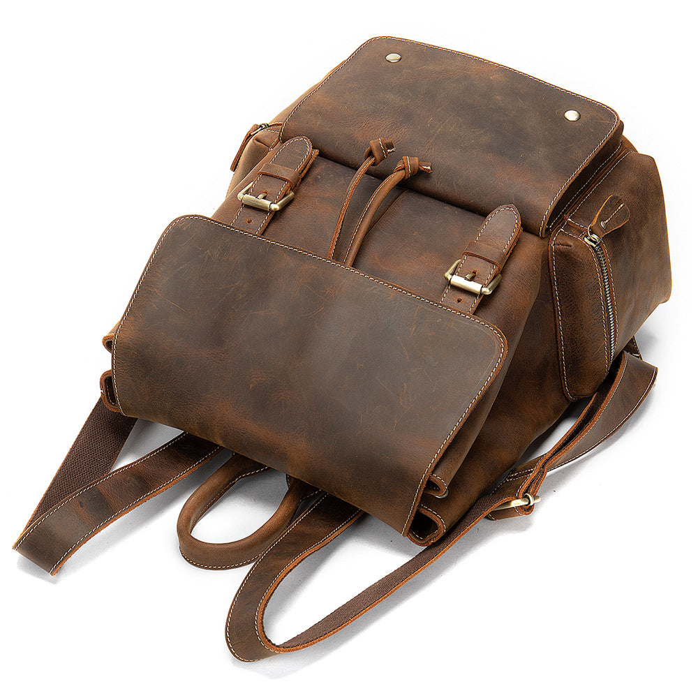 Rucksack aus Crazy Horse Leder – Bild 3 | LuxeStyle