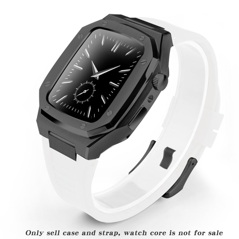 Smartwatch-Gehäuse aus Metall mit Kautschukarmband – Bild 13 | LuxeStyle