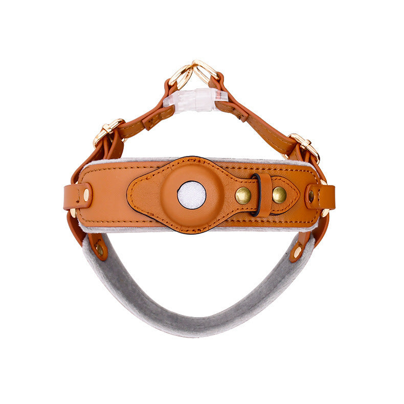 Hunde-Brustgeschirr mit AirTag-Halterung & Leine – Bild 7 | LuxeStyle