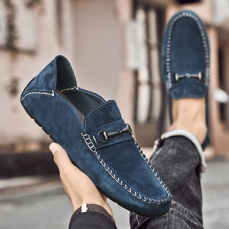 Schuh aus Leder mit atmungsaktiver Sohle – Bild 5 | LuxeStyle