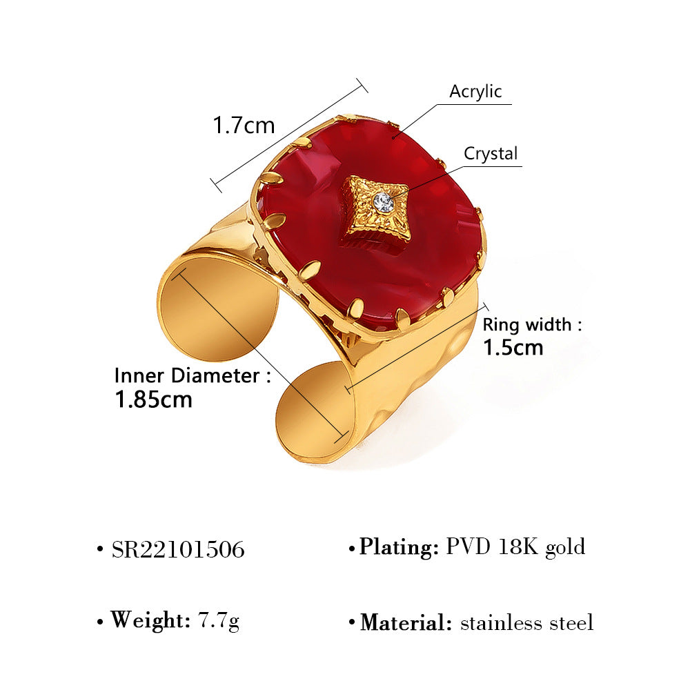Gold-plattierte Ring