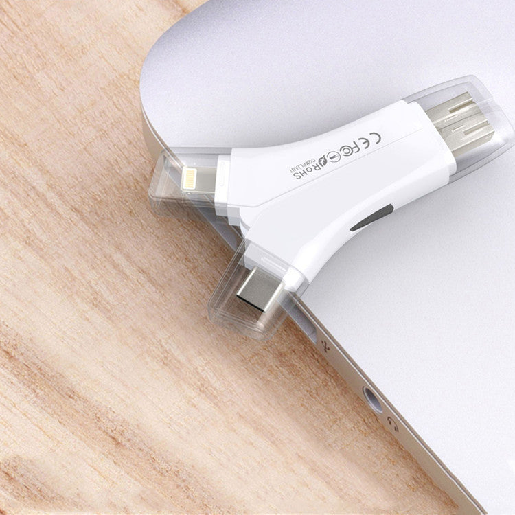 4-in-1 USB Kartenleser für SD & TF Karten